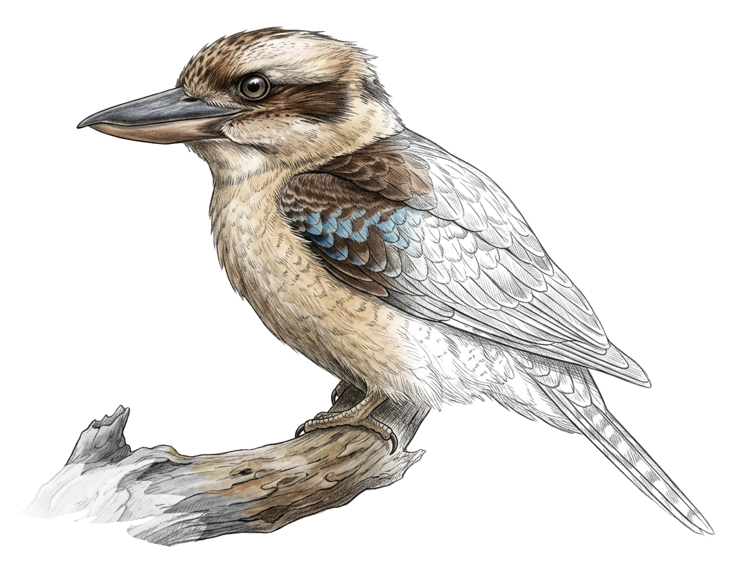 Kookaburra illustration